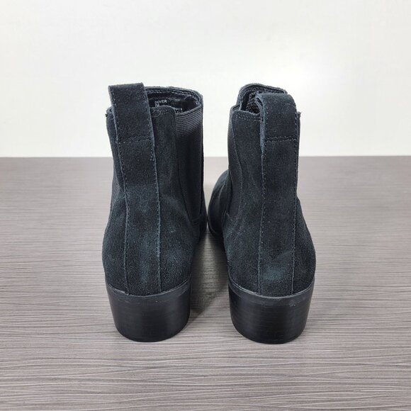 Steve Madden Dover Chelsea Boot, Black Suede, Womens Size 7 M - Picture 5 of 11